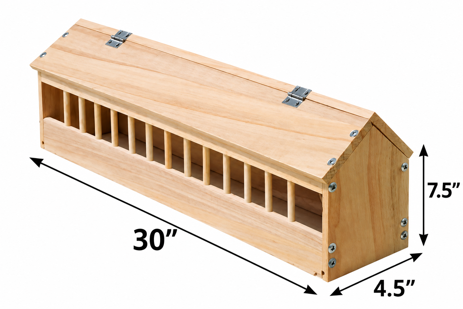 Wooden Pigeon Loft Perch Bar - Image 5