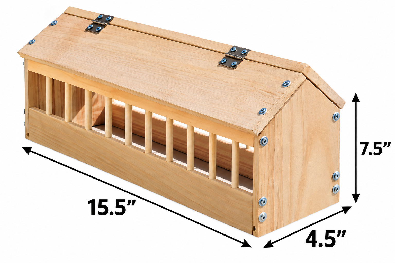 Wooden Pigeon Loft Perch Bar - Image 4