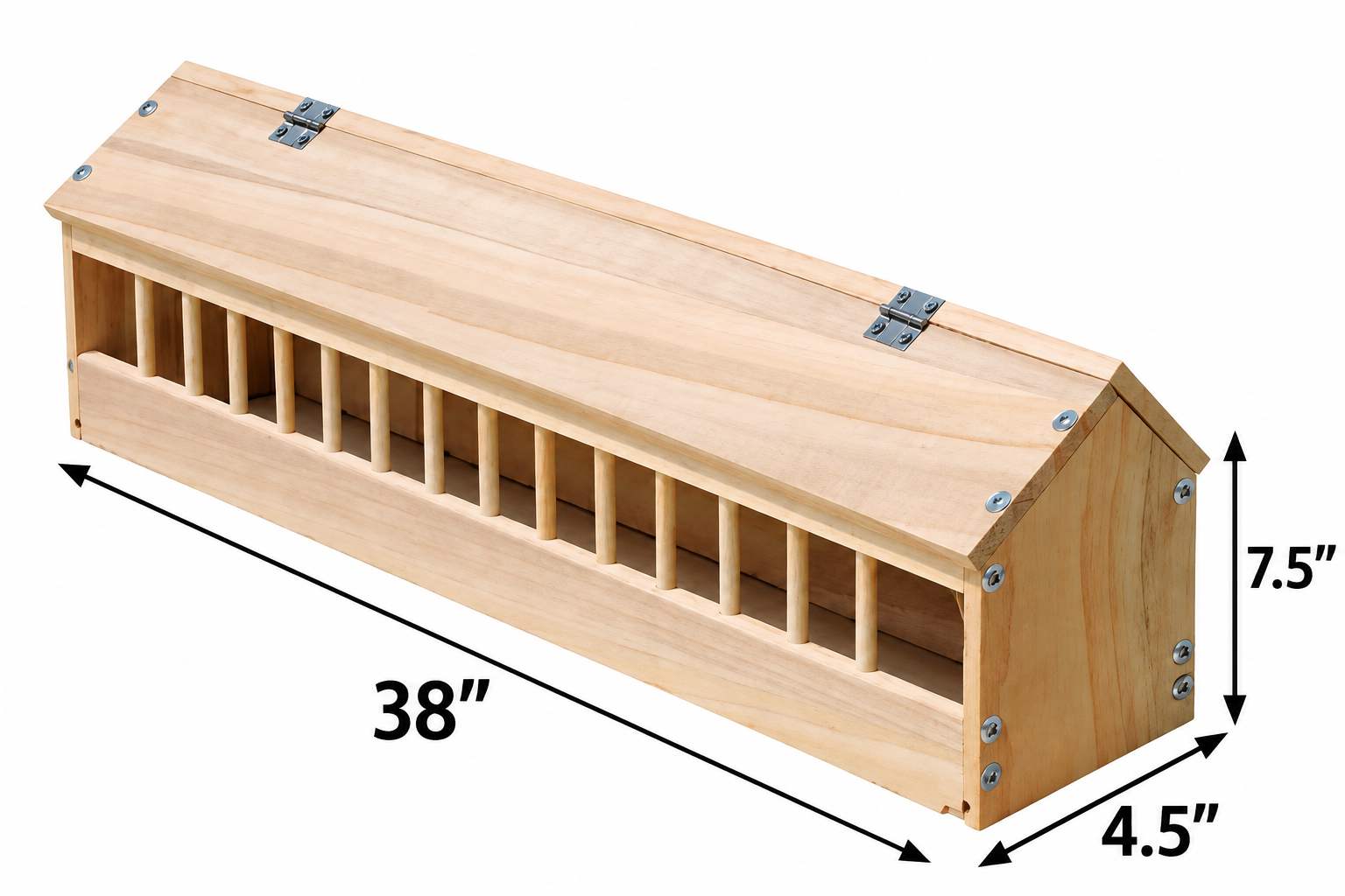 Wooden Pigeon Loft Perch Bar - Image 6