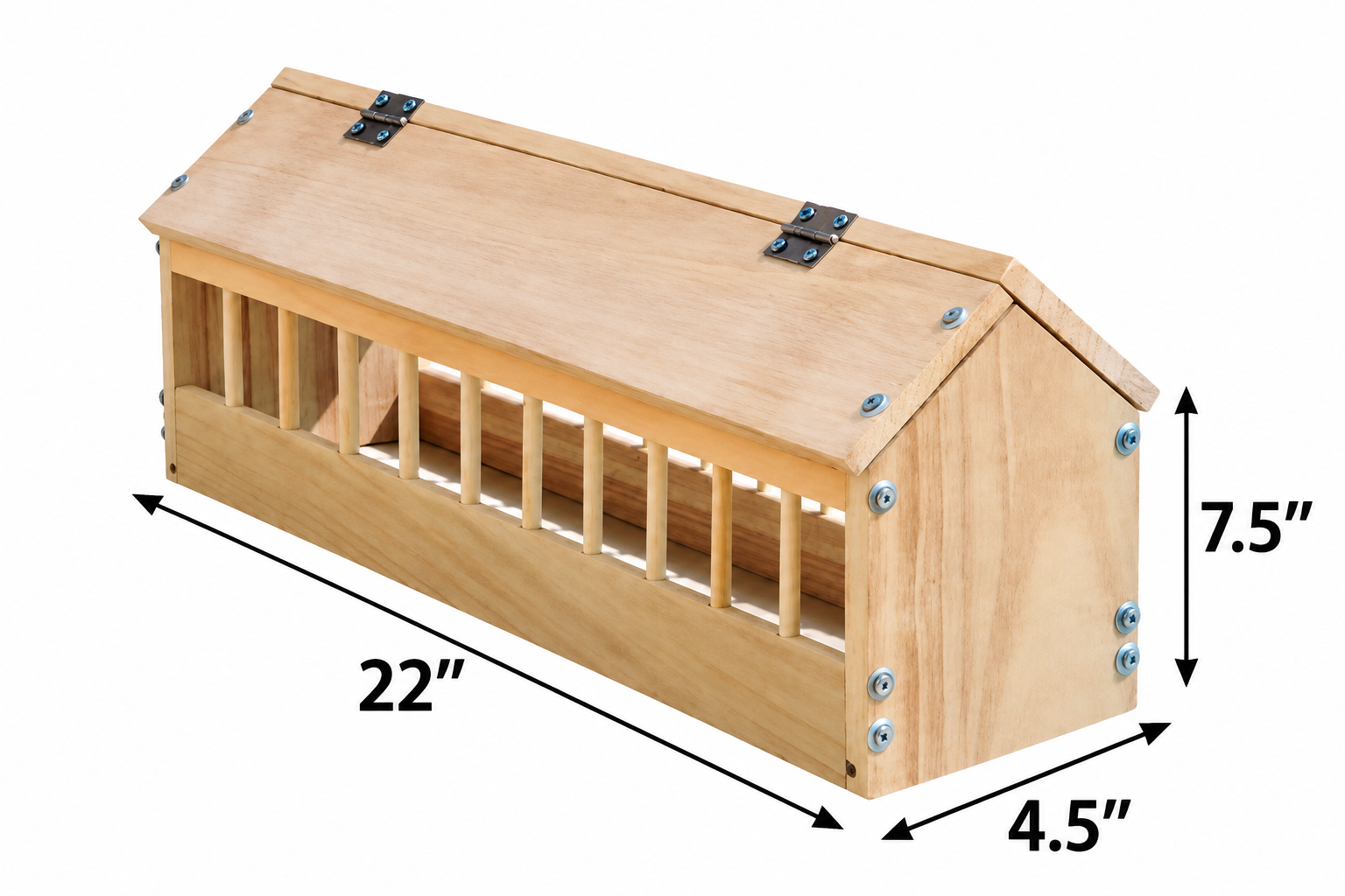 Wooden Pigeon Loft Perch Bar - Image 7