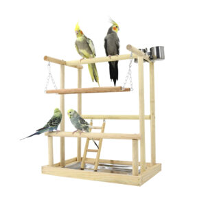 Compact Freestanding Bird Stand