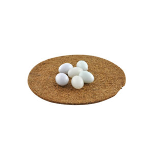 Natural-Fiber Pigeon Nest Mat