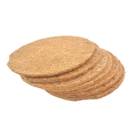 Pack of 10 Natural-Fiber Pigeon Nest Mat