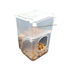Tall One-Hole Plastic Pigeon Feeder