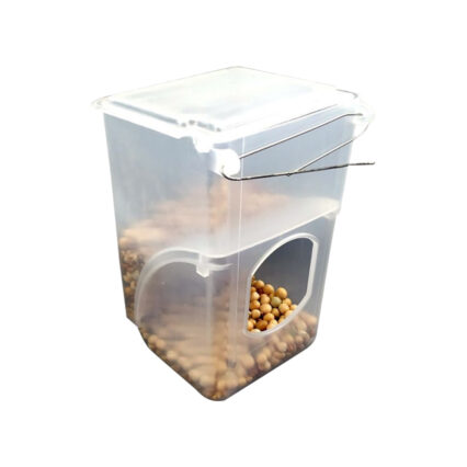 Tall One-Hole Plastic Pigeon Feeder