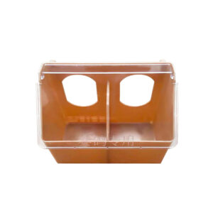 Two-Hole Plastic Pigeon Feeder