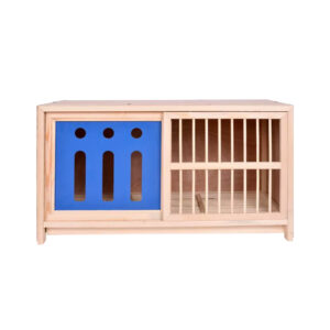 Wooden Pigeon Cage with Light-Blocking Door
