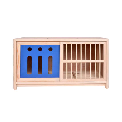 Wooden Pigeon Cage with Light-Blocking Door