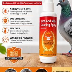 Pigeon Lice and Mite Cleaning Spray – 100 mL