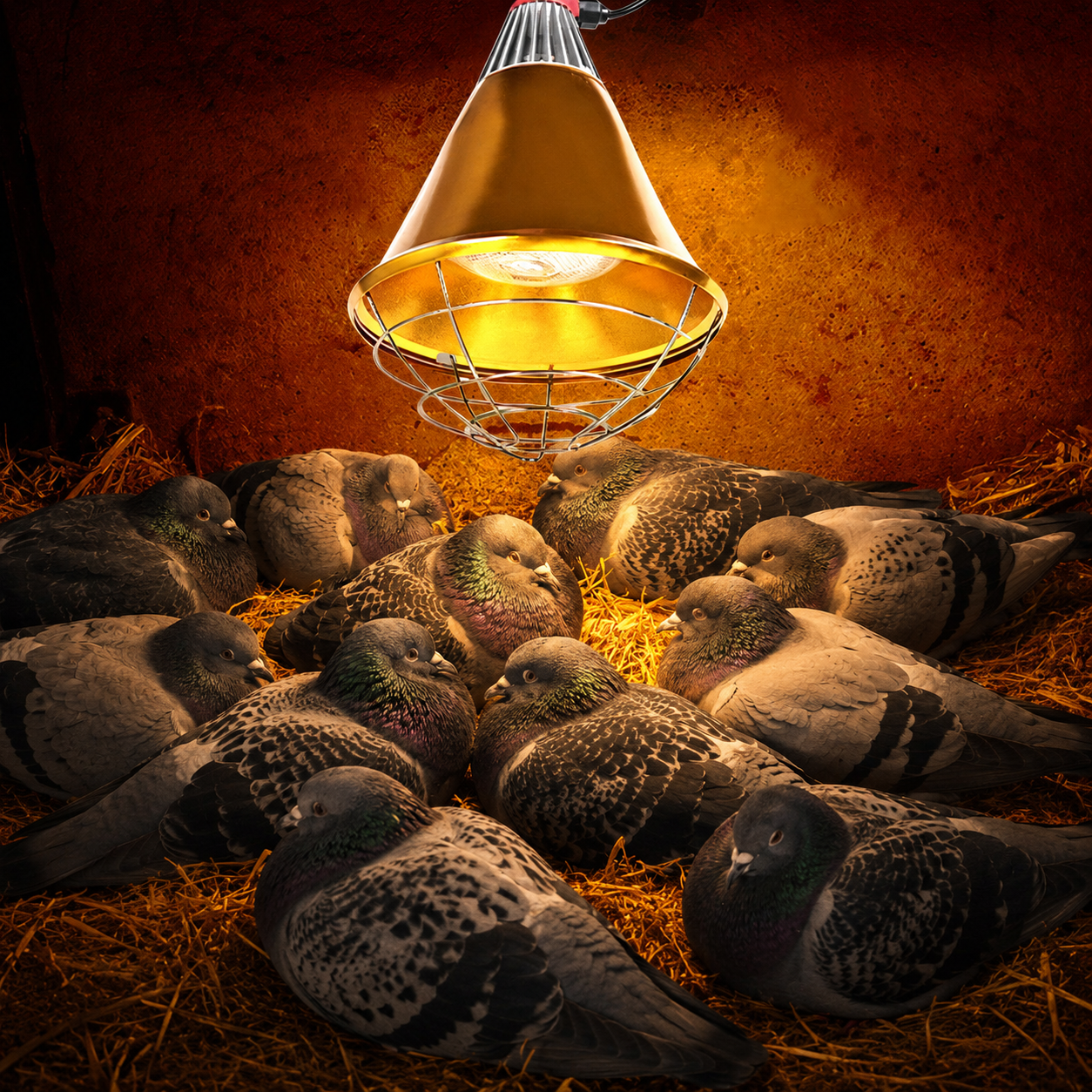 Insulated Bird Heat-Lamp Shade - Image 3